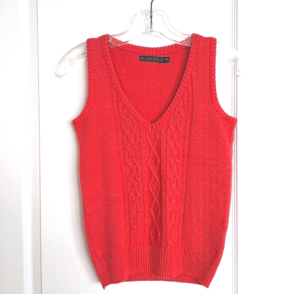 $45/2 Allen Solly Pink / Peach Sleeveless Vest